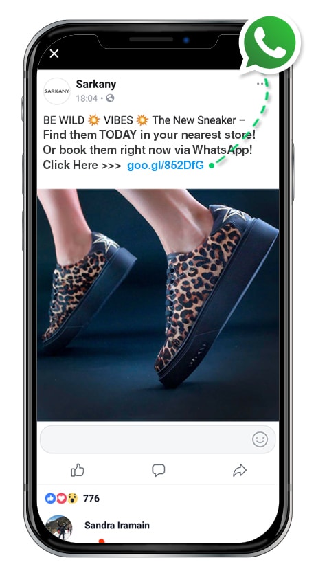 Postcron Whatsapp Example