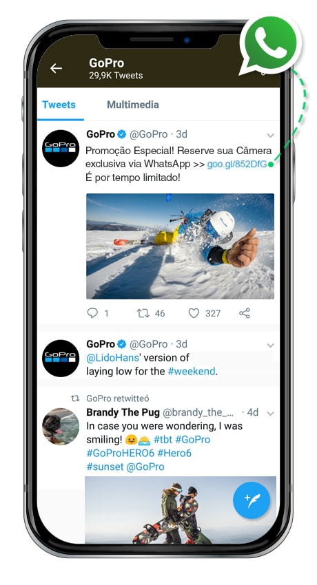 Postcron Whatsapp Example