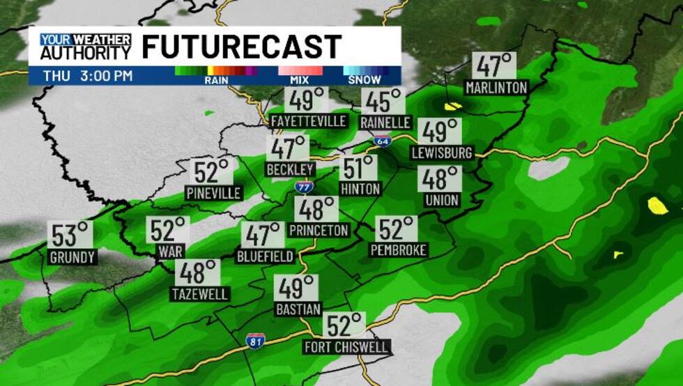 LIGHT RAIN LIKELY ON THURSDAY