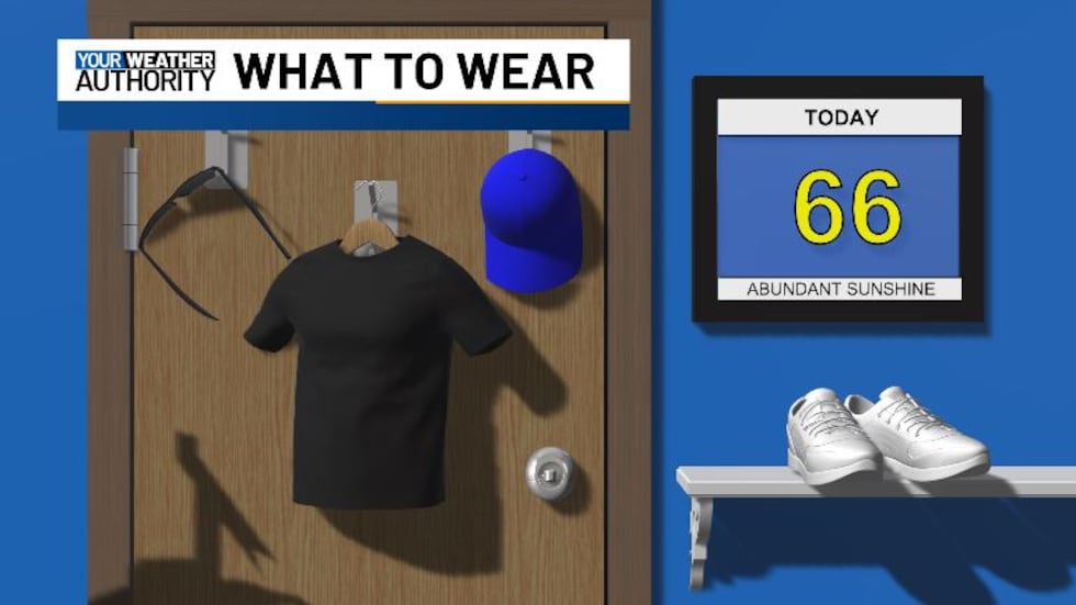 With all the sunshine today, you're going to need some sunglasses.
