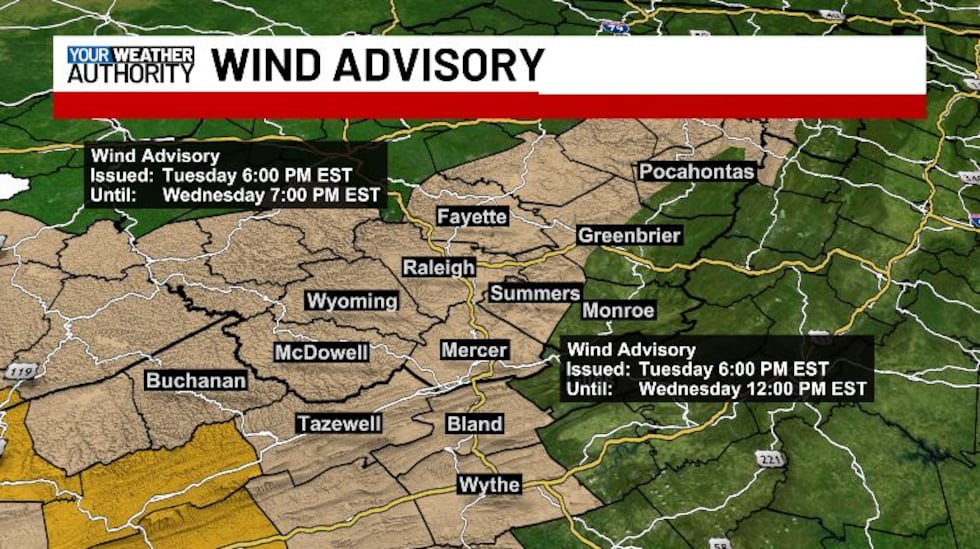 While the winds pick up this afternoon, the strongest winds will be possible tonight.