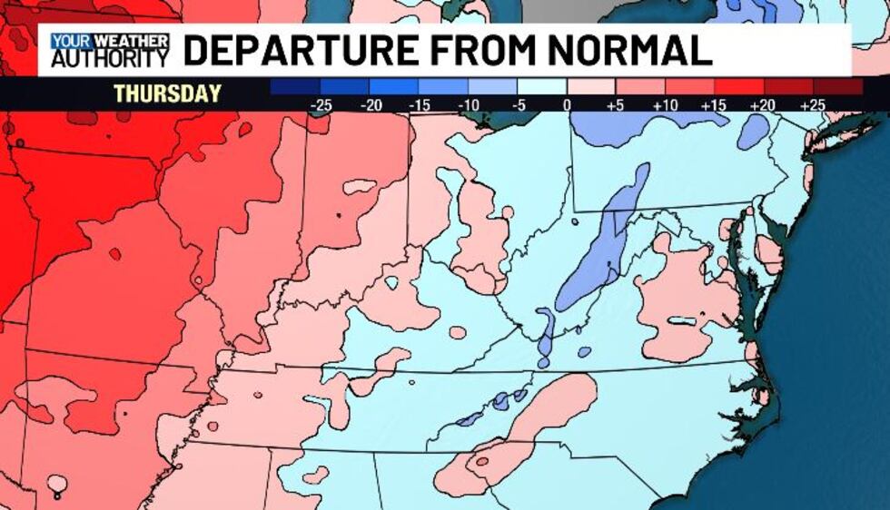 COOLER AT THE END OF THE WEEK