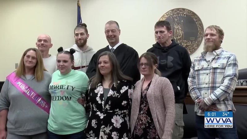 Eight Tazewell residents graduated from the most recent recovery court program.