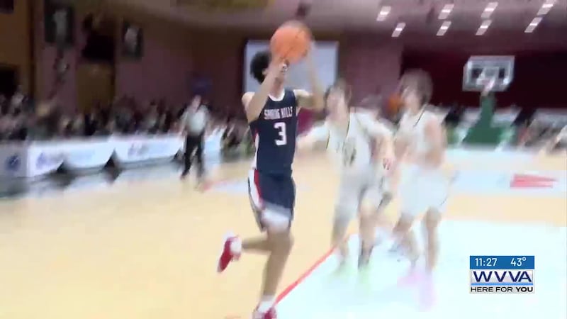 Greenbrier East boys run into a tough Spring Mills team at The Greenbrier