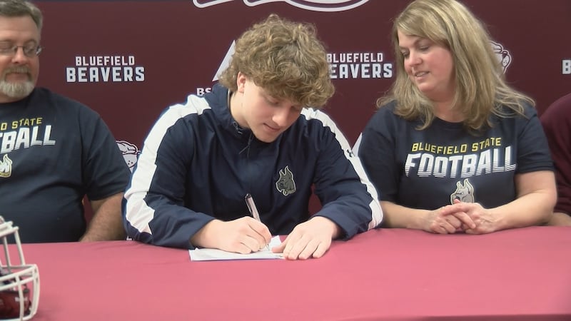 Ty Patton signs to Bluefield State football