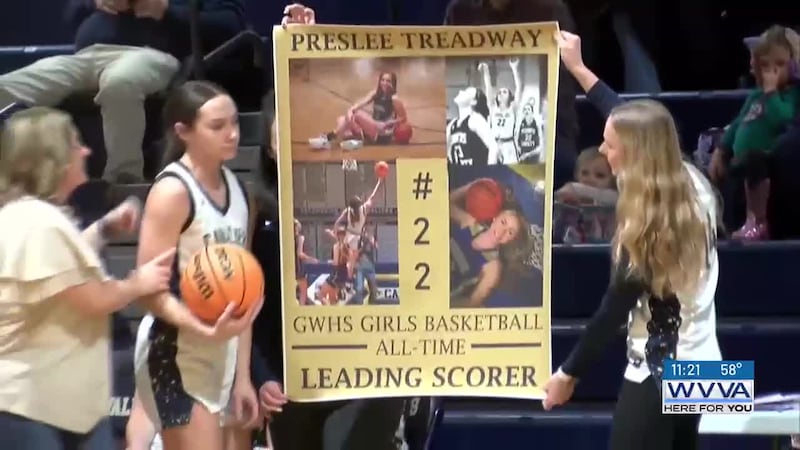 Preslee Treadway makes history as Greenbrier West routes Wirt County