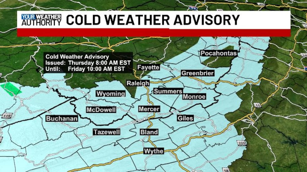 Wind chills will be down below zero again this morning.