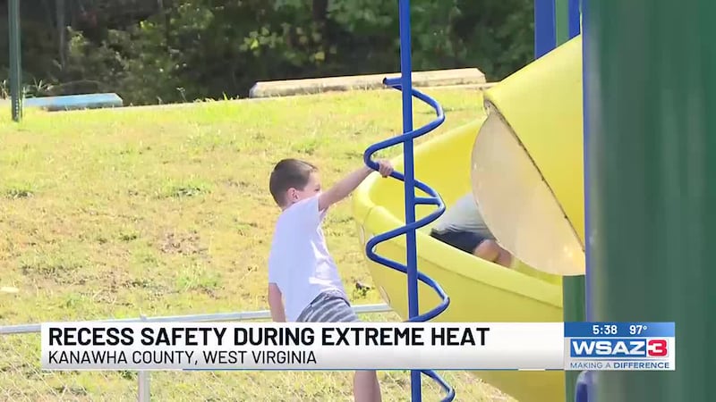 We take a look at staying safe during recess in the extreme heat.