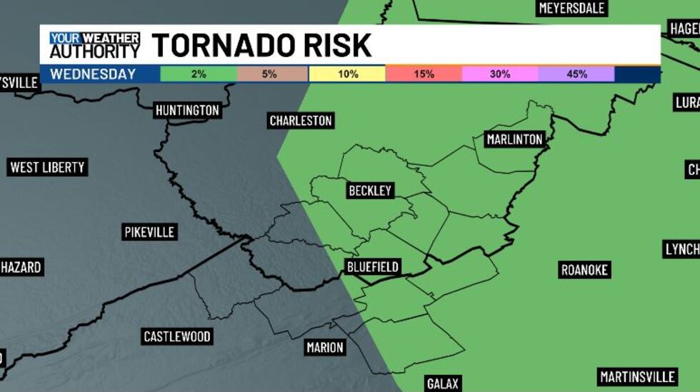 Some weak rotation will be possible as we head into tomorrow.