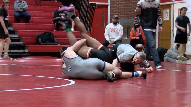 Local wrestlers dominate the 2025 Southwest District Wrestling Tournament